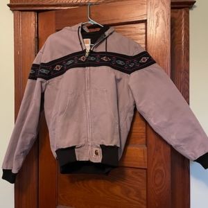 Mens Vintage Carhartt Aztec Bomber Jacket